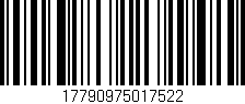 Código de barras (EAN, GTIN, SKU, ISBN): '17790975017522'