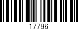 Código de barras (EAN, GTIN, SKU, ISBN): '17796'