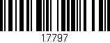 Código de barras (EAN, GTIN, SKU, ISBN): '17797'