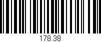 Código de barras (EAN, GTIN, SKU, ISBN): '178.38'
