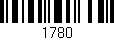 Código de barras (EAN, GTIN, SKU, ISBN): '1780'
