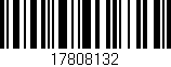 Código de barras (EAN, GTIN, SKU, ISBN): '17808132'