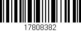 Código de barras (EAN, GTIN, SKU, ISBN): '17808382'