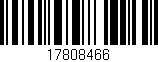 Código de barras (EAN, GTIN, SKU, ISBN): '17808466'