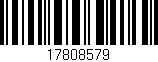 Código de barras (EAN, GTIN, SKU, ISBN): '17808579'