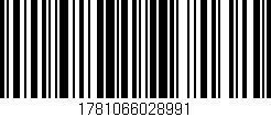 Código de barras (EAN, GTIN, SKU, ISBN): '1781066028991'