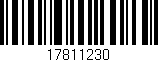 Código de barras (EAN, GTIN, SKU, ISBN): '17811230'