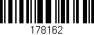 Código de barras (EAN, GTIN, SKU, ISBN): '178162'