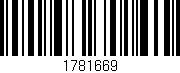 Código de barras (EAN, GTIN, SKU, ISBN): '1781669'