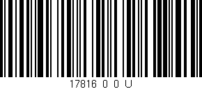 Código de barras (EAN, GTIN, SKU, ISBN): '17816_0_0_U'