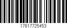 Código de barras (EAN, GTIN, SKU, ISBN): '17817725453'