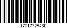 Código de barras (EAN, GTIN, SKU, ISBN): '17817725460'