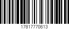 Código de barras (EAN, GTIN, SKU, ISBN): '17817770613'