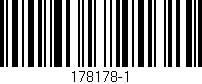 Código de barras (EAN, GTIN, SKU, ISBN): '178178-1'