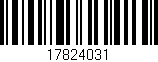 Código de barras (EAN, GTIN, SKU, ISBN): '17824031'