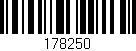 Código de barras (EAN, GTIN, SKU, ISBN): '178250'