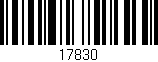 Código de barras (EAN, GTIN, SKU, ISBN): '17830'