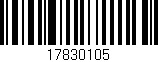 Código de barras (EAN, GTIN, SKU, ISBN): '17830105'