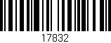 Código de barras (EAN, GTIN, SKU, ISBN): '17832'