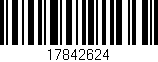 Código de barras (EAN, GTIN, SKU, ISBN): '17842624'