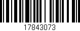 Código de barras (EAN, GTIN, SKU, ISBN): '17843073'