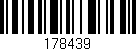 Código de barras (EAN, GTIN, SKU, ISBN): '178439'