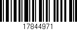 Código de barras (EAN, GTIN, SKU, ISBN): '17844971'