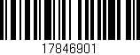 Código de barras (EAN, GTIN, SKU, ISBN): '17846901'