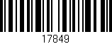 Código de barras (EAN, GTIN, SKU, ISBN): '17849'
