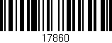 Código de barras (EAN, GTIN, SKU, ISBN): '17860'