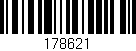 Código de barras (EAN, GTIN, SKU, ISBN): '178621'