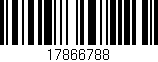 Código de barras (EAN, GTIN, SKU, ISBN): '17866788'