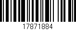 Código de barras (EAN, GTIN, SKU, ISBN): '17871884'
