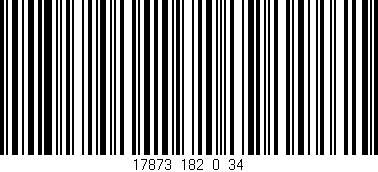 Código de barras (EAN, GTIN, SKU, ISBN): '17873_182_0_34'