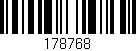 Código de barras (EAN, GTIN, SKU, ISBN): '178768'