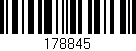 Código de barras (EAN, GTIN, SKU, ISBN): '178845'