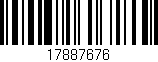 Código de barras (EAN, GTIN, SKU, ISBN): '17887676'