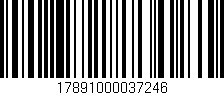 Código de barras (EAN, GTIN, SKU, ISBN): '17891000037246'
