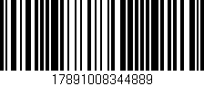 Código de barras (EAN, GTIN, SKU, ISBN): '17891008344889'
