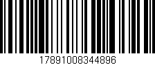 Código de barras (EAN, GTIN, SKU, ISBN): '17891008344896'