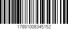 Código de barras (EAN, GTIN, SKU, ISBN): '17891008345152'