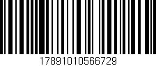 Código de barras (EAN, GTIN, SKU, ISBN): '17891010566729'