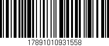 Código de barras (EAN, GTIN, SKU, ISBN): '17891010931558'