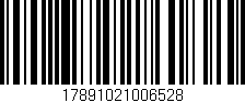 Código de barras (EAN, GTIN, SKU, ISBN): '17891021006528'