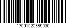 Código de barras (EAN, GTIN, SKU, ISBN): '17891023559060'