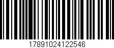 Código de barras (EAN, GTIN, SKU, ISBN): '17891024122546'