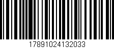 Código de barras (EAN, GTIN, SKU, ISBN): '17891024132033'