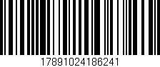 Código de barras (EAN, GTIN, SKU, ISBN): '17891024186241'