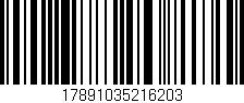 Código de barras (EAN, GTIN, SKU, ISBN): '17891035216203'