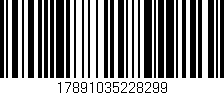 Código de barras (EAN, GTIN, SKU, ISBN): '17891035228299'